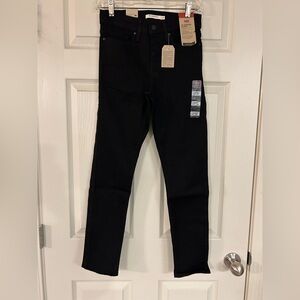 NWT Levi’s 311 Shaping Skinny Jeans Black 4 Short (27 x 28)